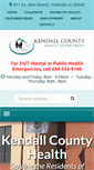 Mobile Screenshot of kendallhealth.org